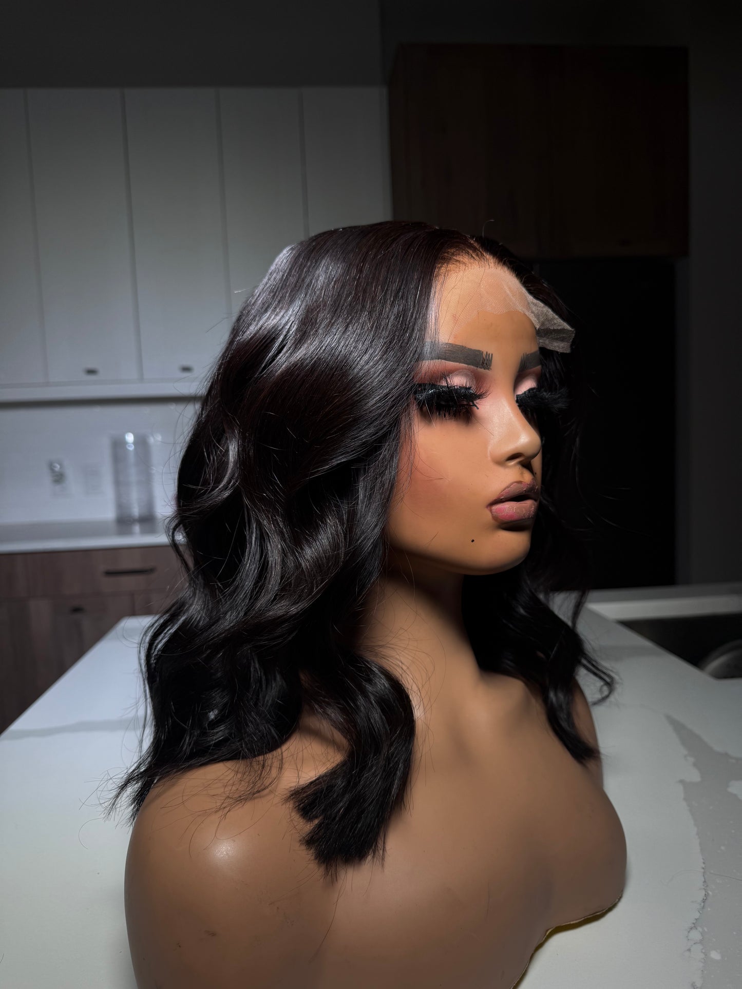 14' Bodywave Middle Part Bob