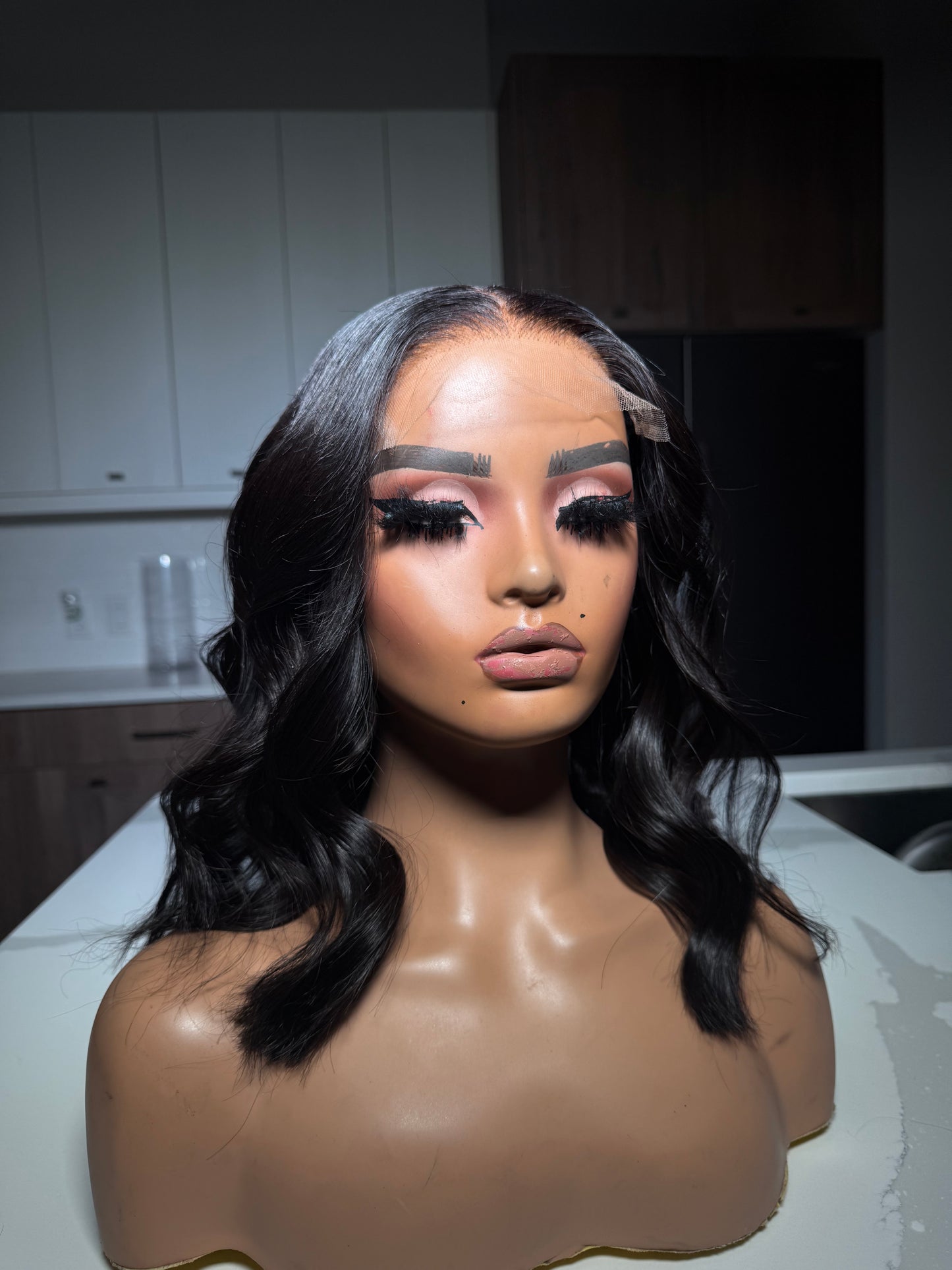 14' Bodywave Middle Part Bob