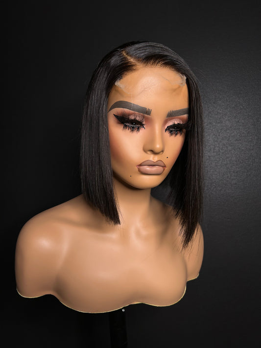 12” Straight Closure Bob Wig